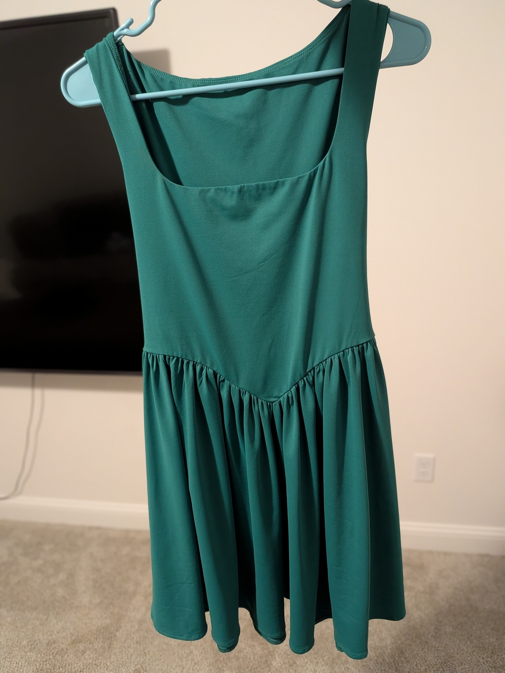 Sleeveless Teal Women's Dress - Classic A-Line